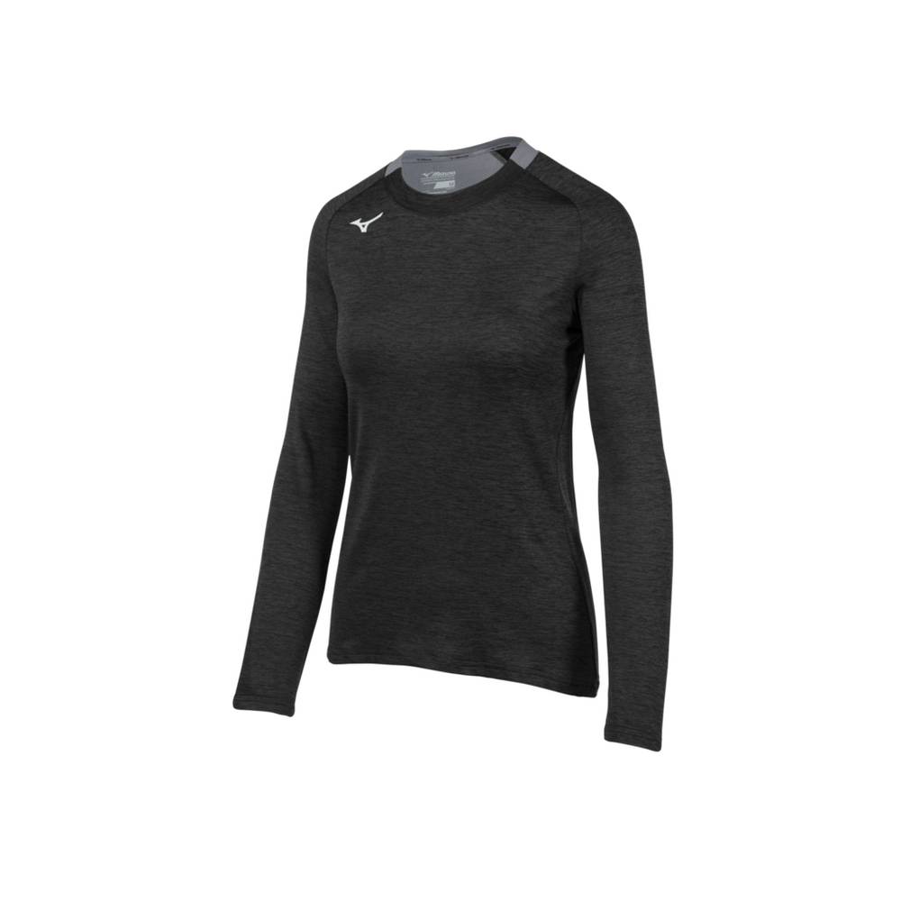 Damske Treningove Oblecenie Mizuno Alpha Long Sleeve Čierne Vypredaj LCIU01456